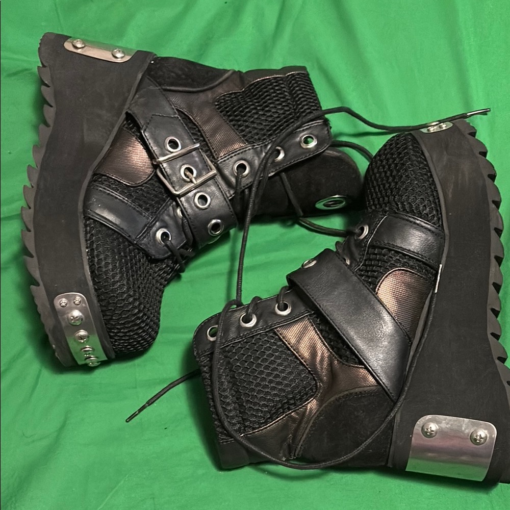 Demonia Black Platform Boots